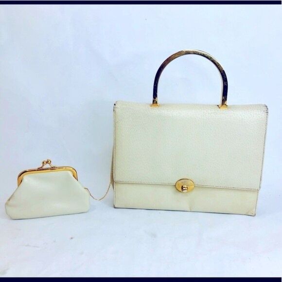 Mid Century Leather Handbag by Koret RARE - Picture 2 of 15